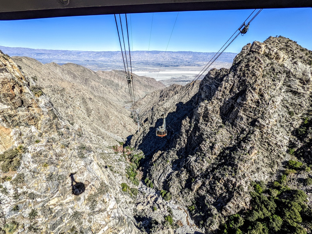 Palm Springs Aerial Tramway - View back down the mountain