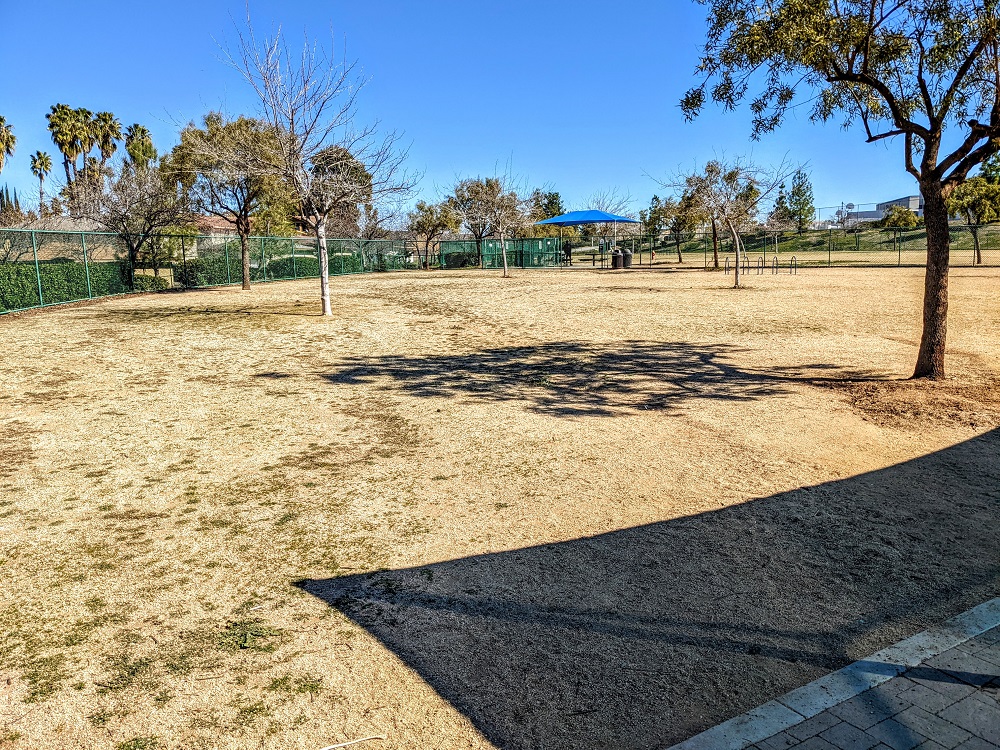 Small dog section of Torrey Pines Dog Park in Temecula, CA