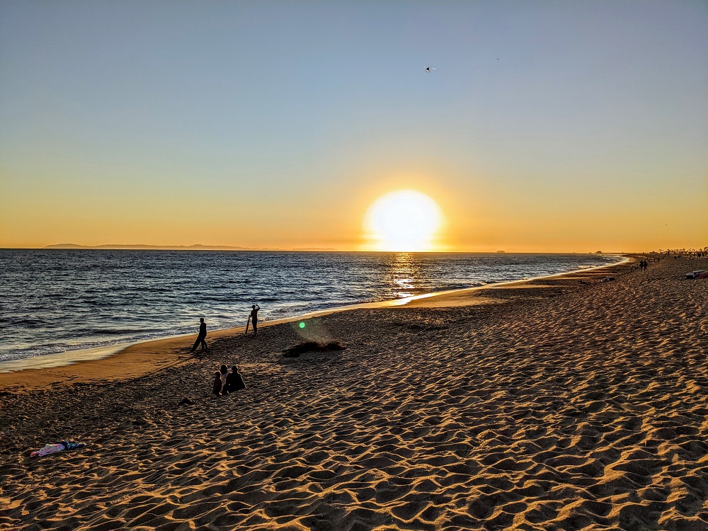 Sunset at Newport Beach