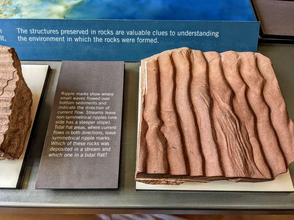 Arches National Park visitor center exhibit
