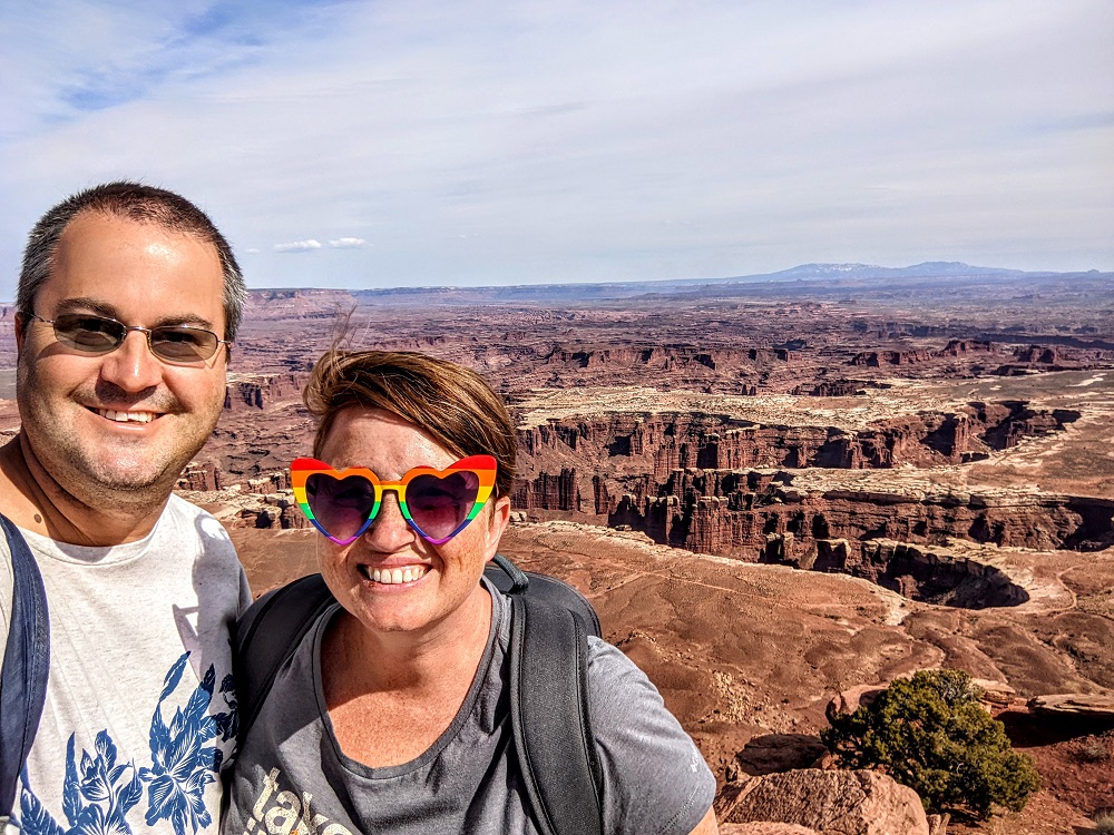 Canyonlands National Park - Grand View Point selfie
