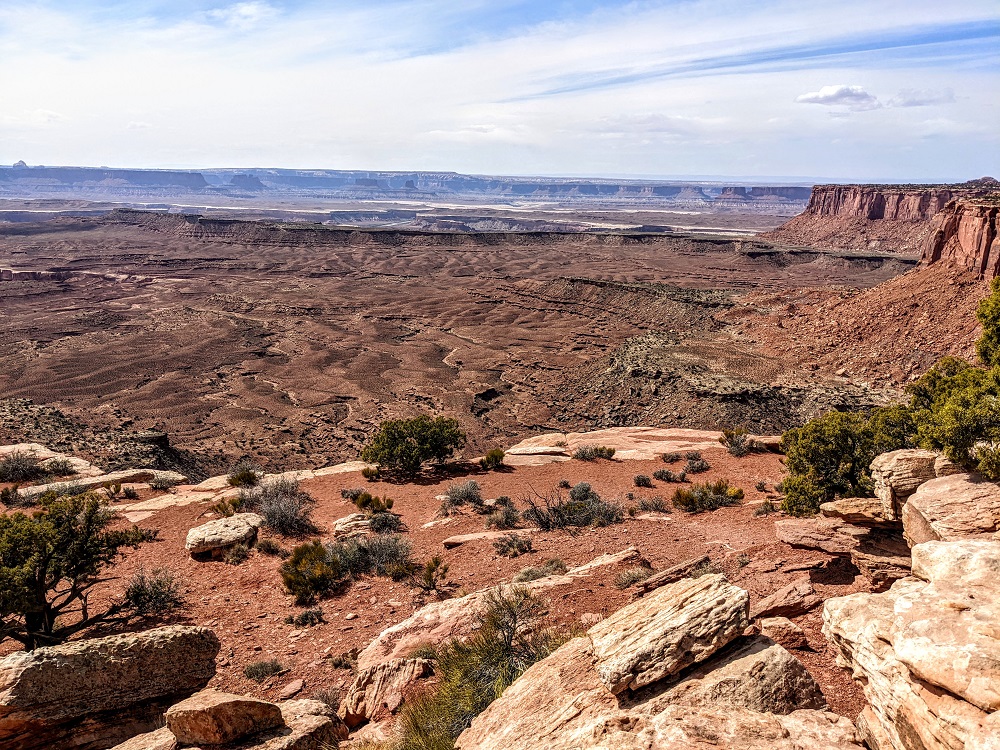 Canyonlands National Park - View from Orange Cliffs Overlook