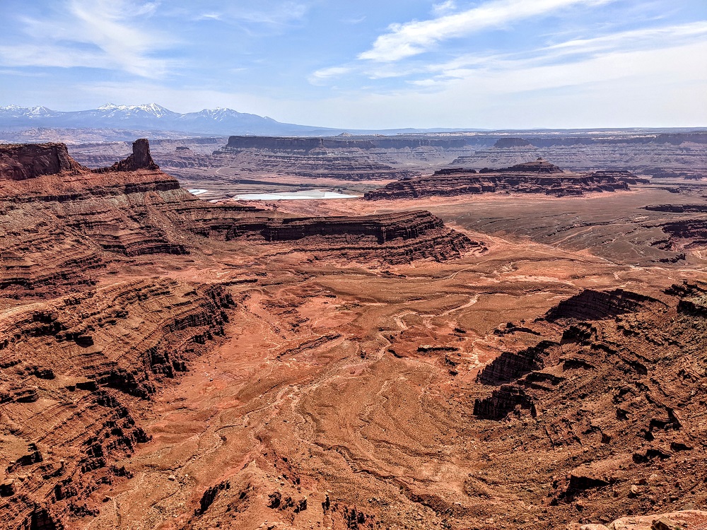 Dead Horse Point State Park - Mountains, canyons, cliffs & ponds