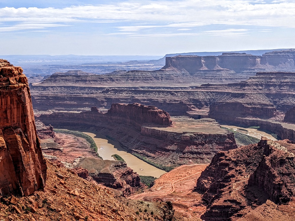 Dead Horse Point State Park - Thelma & Louise Point across the way