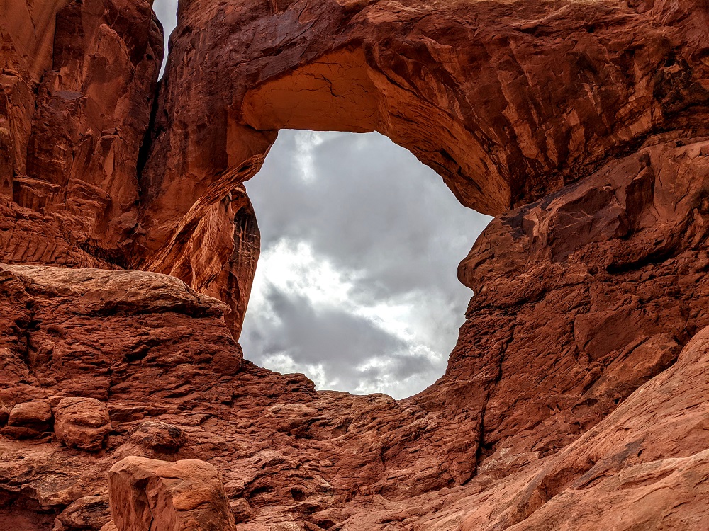 One of the two arches of Double Arch