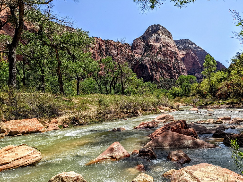 Our lunch spot on Virgin River