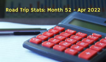 Road Trip Stats Month 52 April 2022