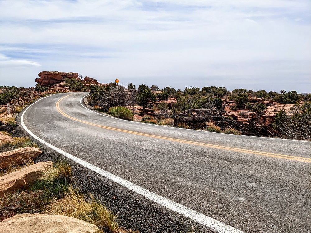 Road leading up to Dead Horse Point