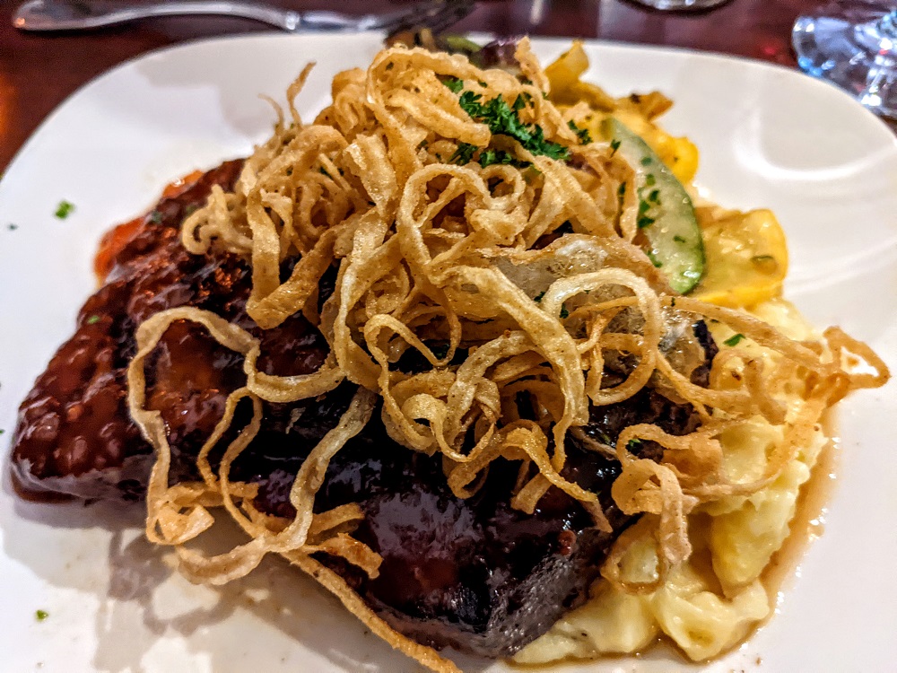 Southwest Meatloaf from D.H. Lescombes Winery & Bistro in Albuquerque, NM