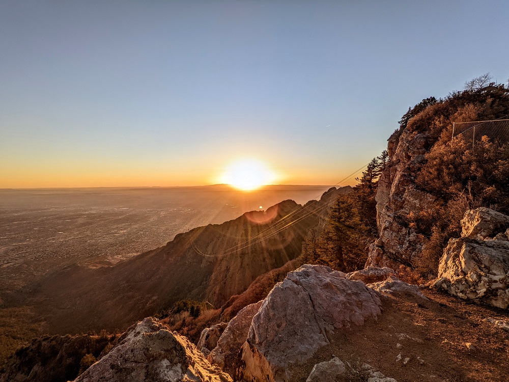Sunset at Sandia Peak