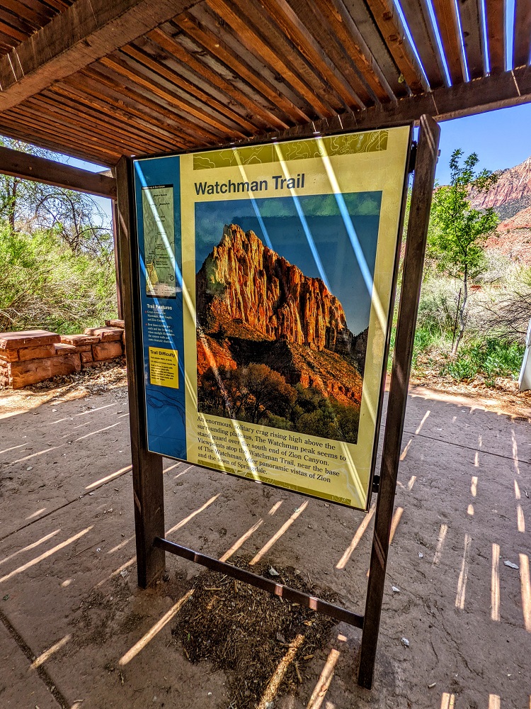 Zion National Park trail info