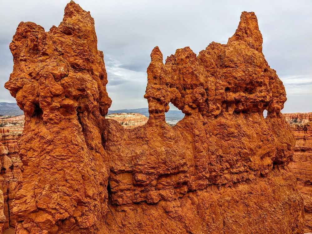 Bryce Canyon National Park - Formation with small windows