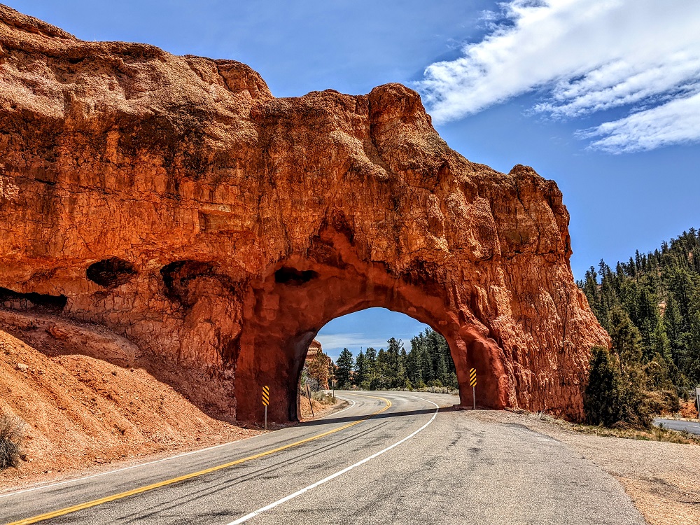Red Canyon Arch on Scenic Byway 12 in Utah