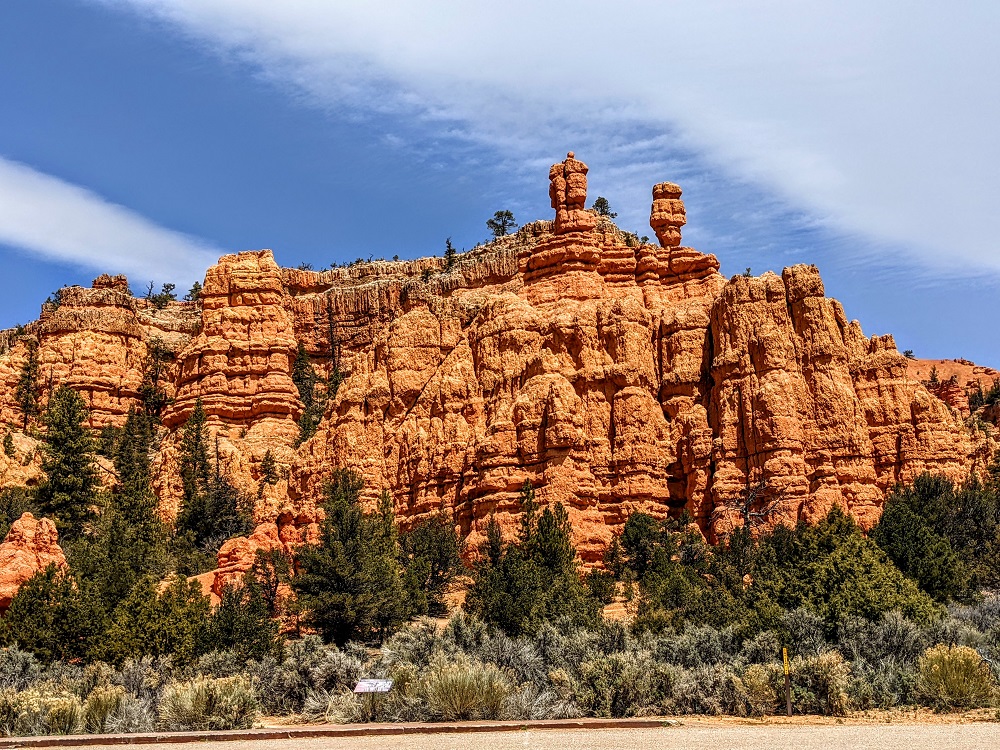Rock formations along Scenic Byway 12 in Utah