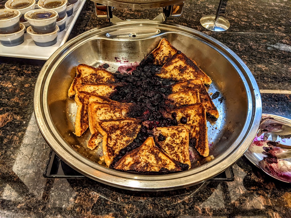 Tempe Mission Palms breakfast - Coconut chia seed French toast