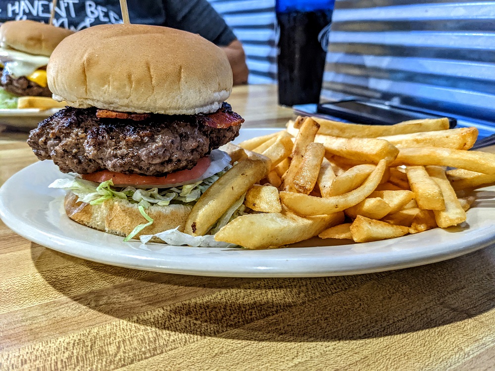 Burger from Silver Dollar in Hay Springs, NE