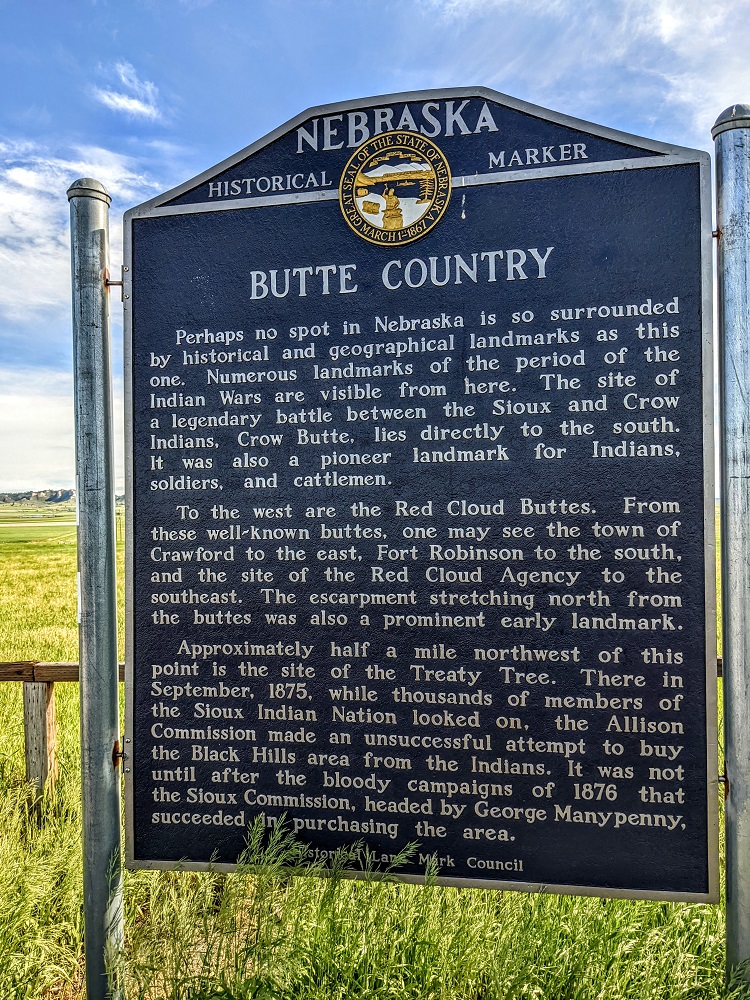 Butte Country - Nebraska Historical Marker
