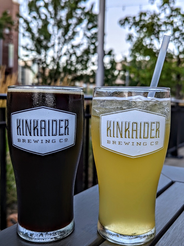 Drinks at Kincaider Brewing Co in Omaha, NE