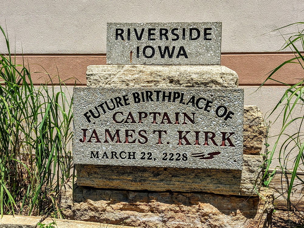 Future Birthplace of Captain Kirk in Riverside, IA
