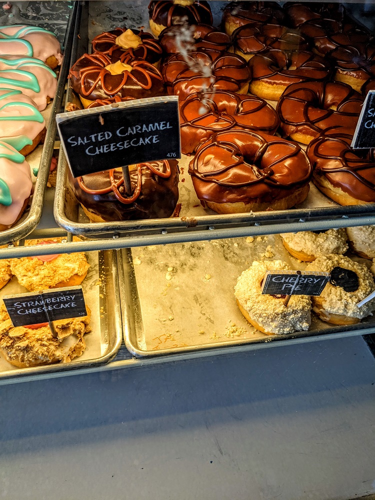 Just a few of the delicious options at Hurts Donut Co