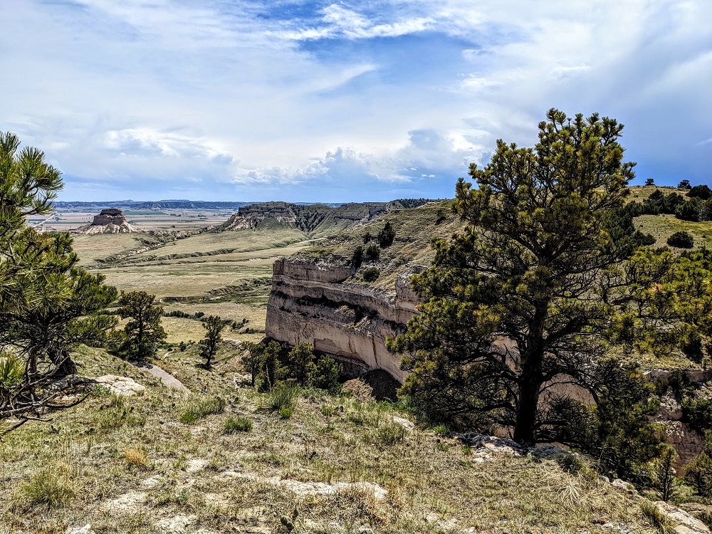 Scotts Bluff National Monument - View from the South Overlook