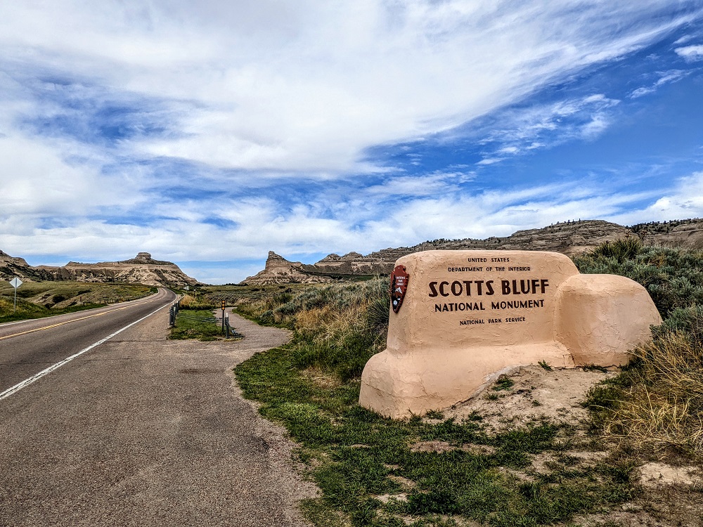 Scotts Bluff National Monument entrance