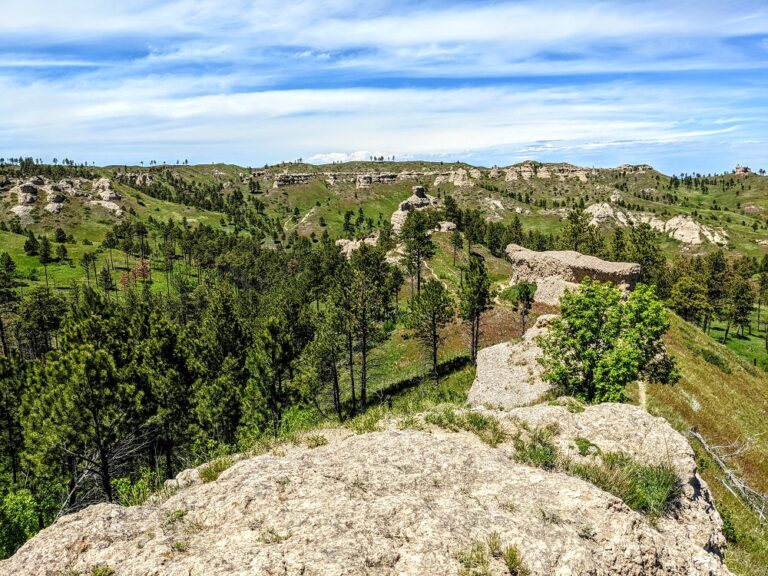 View on the Steamboat Trail at Chadron State Park - No Home Just Roam