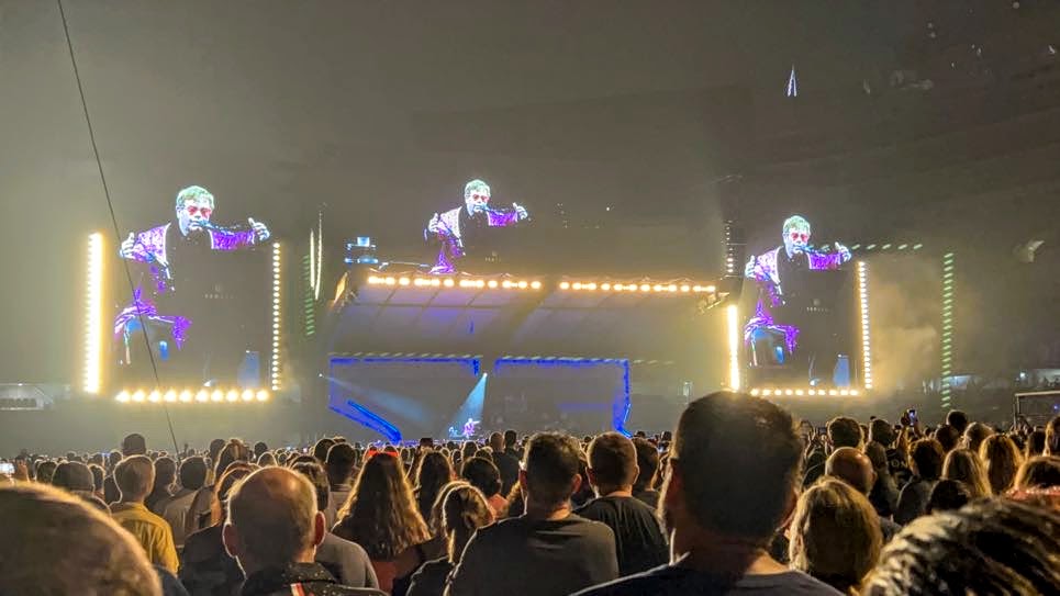 Elton John live at Soldier Field