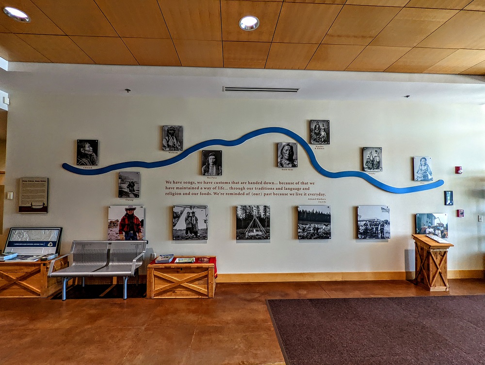 Exhibit at the Lewis and Clark National Historic Trail Visitor Center