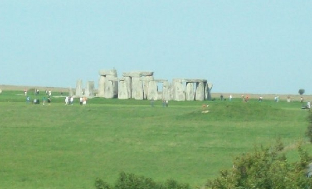 Our Stonehenge drive-by photo from 2009