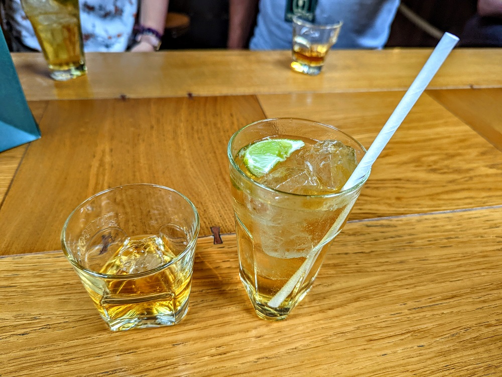 Jameson tasting at the end of the tour