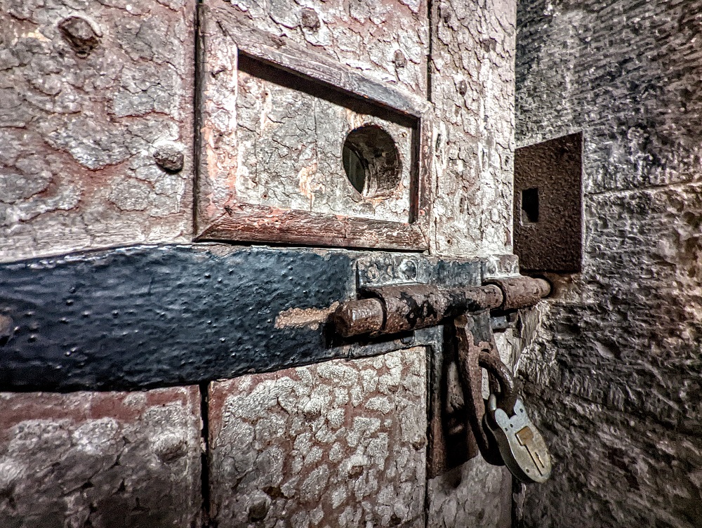 Lock on one of the cells at Kilmainham Gaol