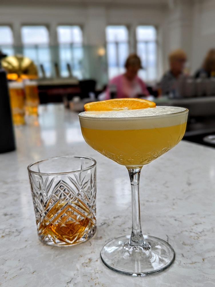 Punch Romaine cocktail & Dunville's Single Malt Irish Whiskey