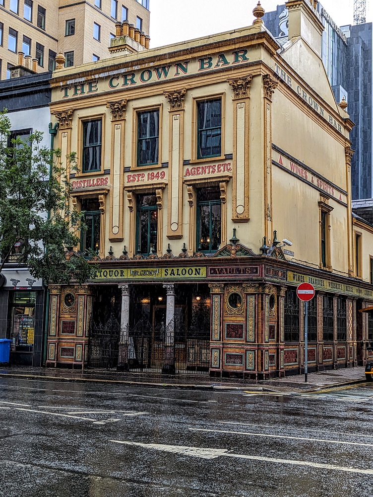 The Crown Bar in Belfast
