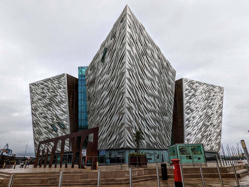 The front of Titanic Belfast