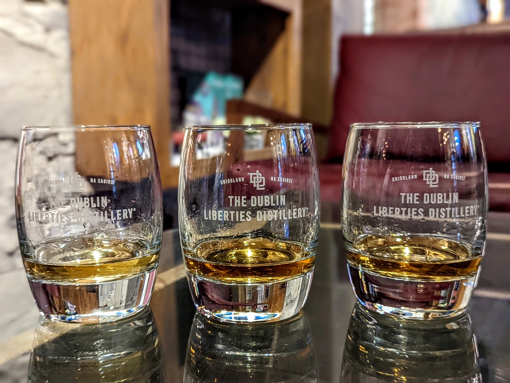 Whiskey tasting at The Dublin Liberties Distillery