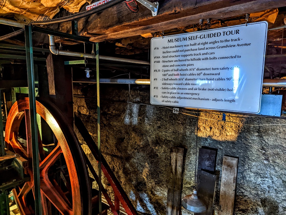 Duquesne Incline museum self-guided tour exhibits
