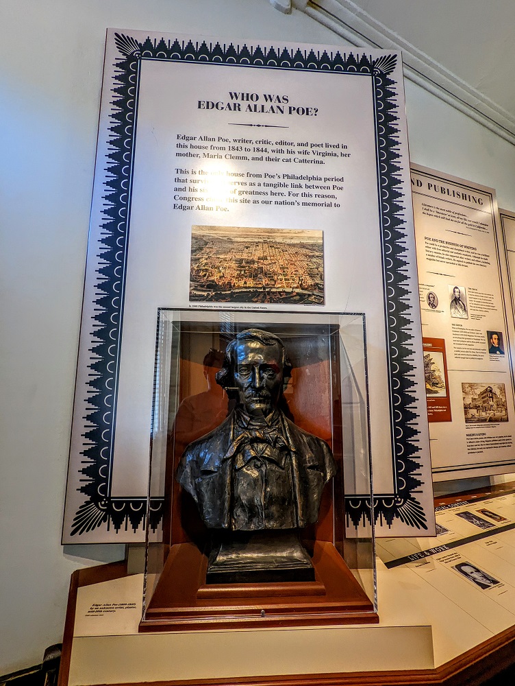 Exhibit at Edgar Allan Pоe National Historic Site