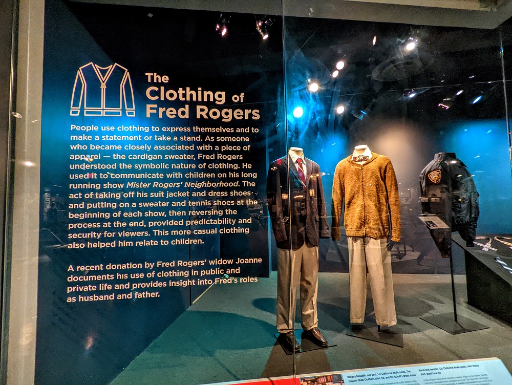 Heinz History Center - Mr Rogers' clothing