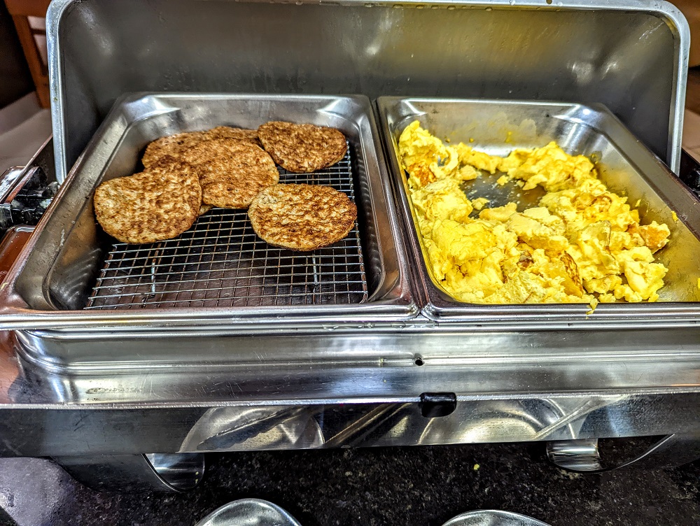 Homewood Suites Harrisburg-West Hershey Area - Sausage patties & scrambled eggs