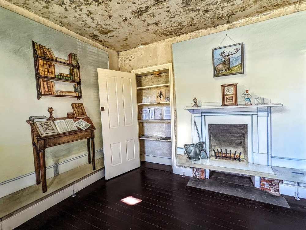 One of the rooms at Edgar Allan Pоe National Historic Site