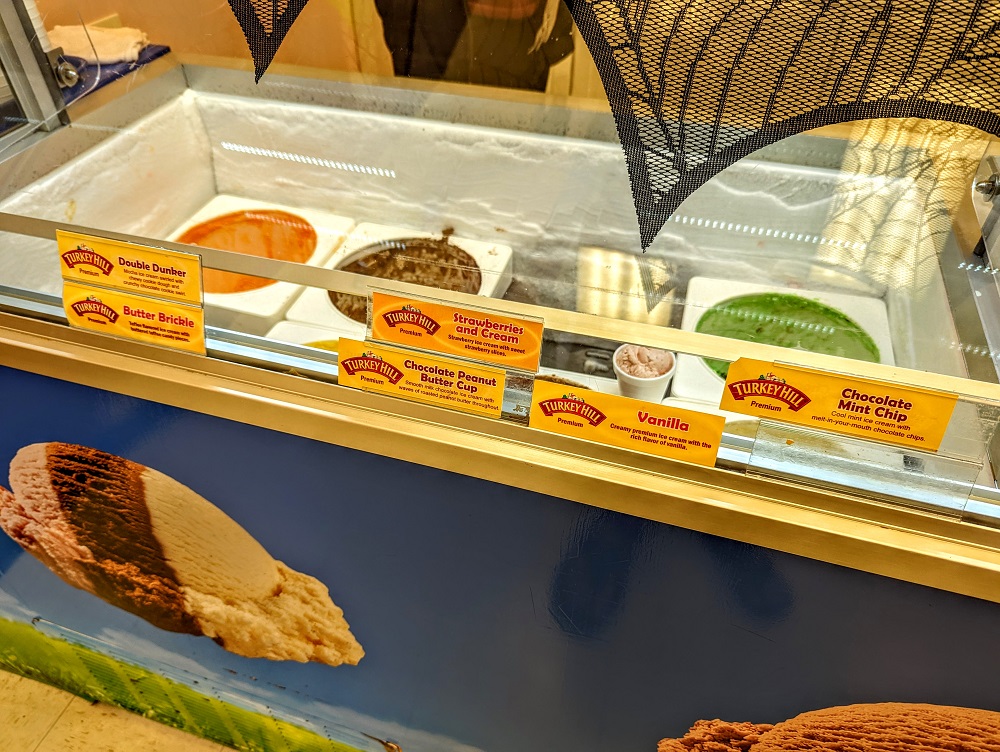 Ice cream sampling at the Turkey Hill Experience 1