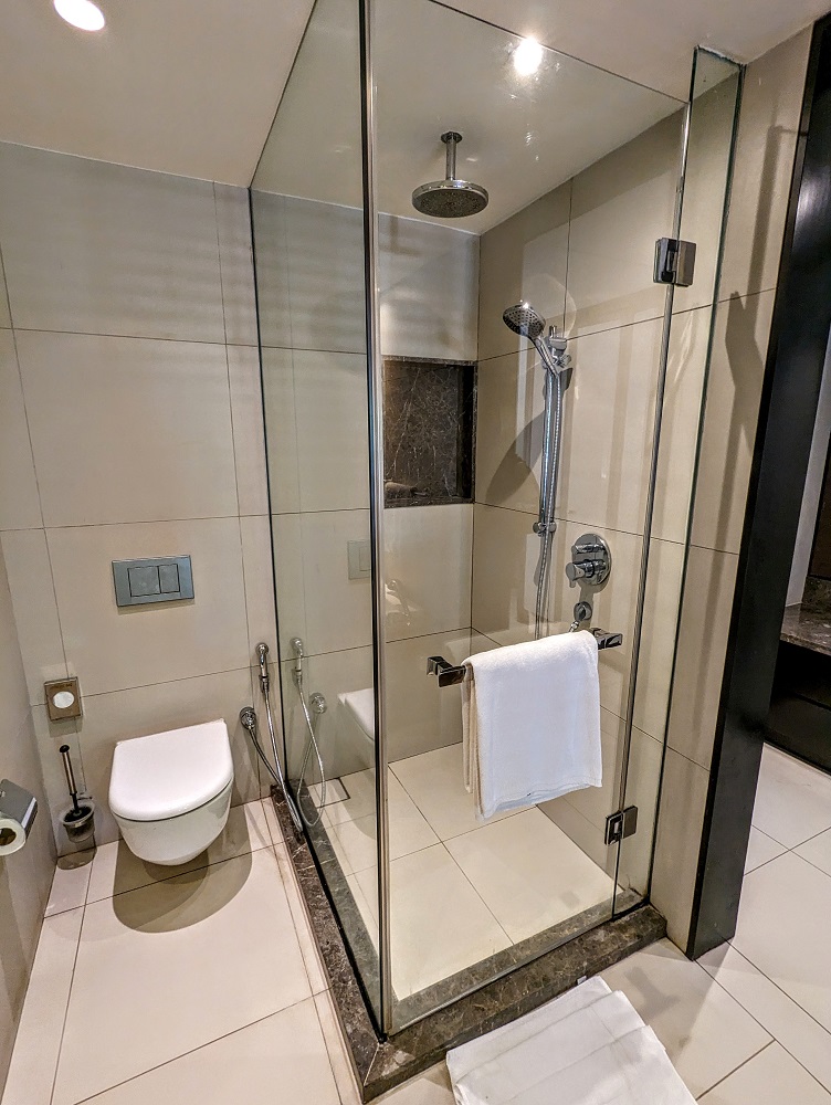 Hilton Mauritius Resort & Spa - Toilet & walk-in shower