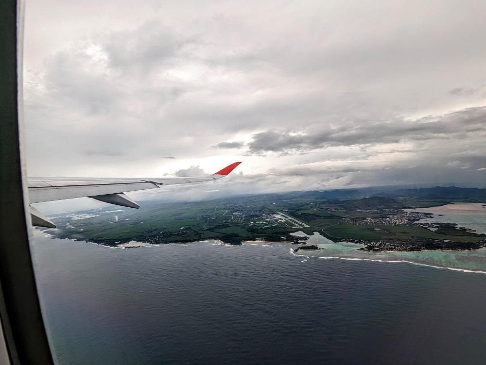 Air Mauritius MRU-JNB - Leaving Mauritius
