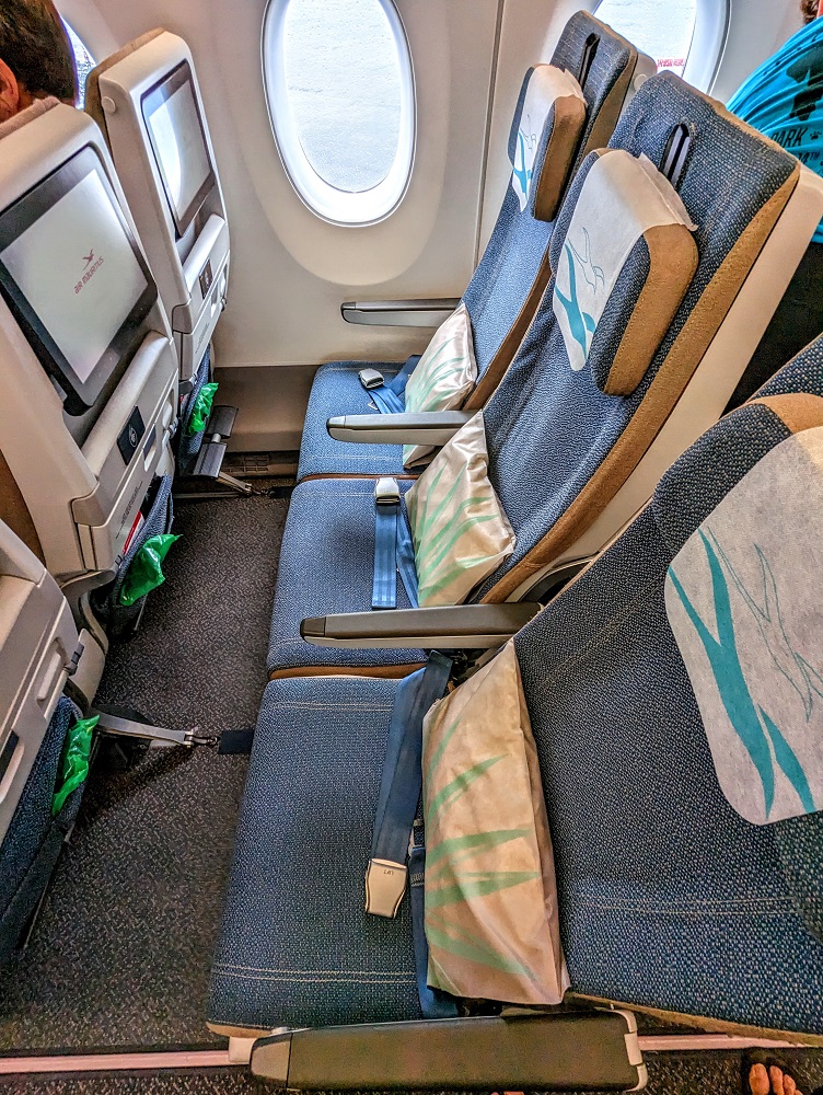 Air Mauritius economy seating