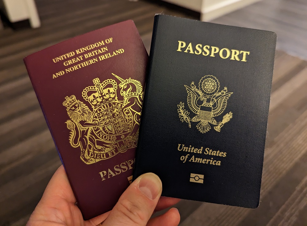 Don't forget your passports