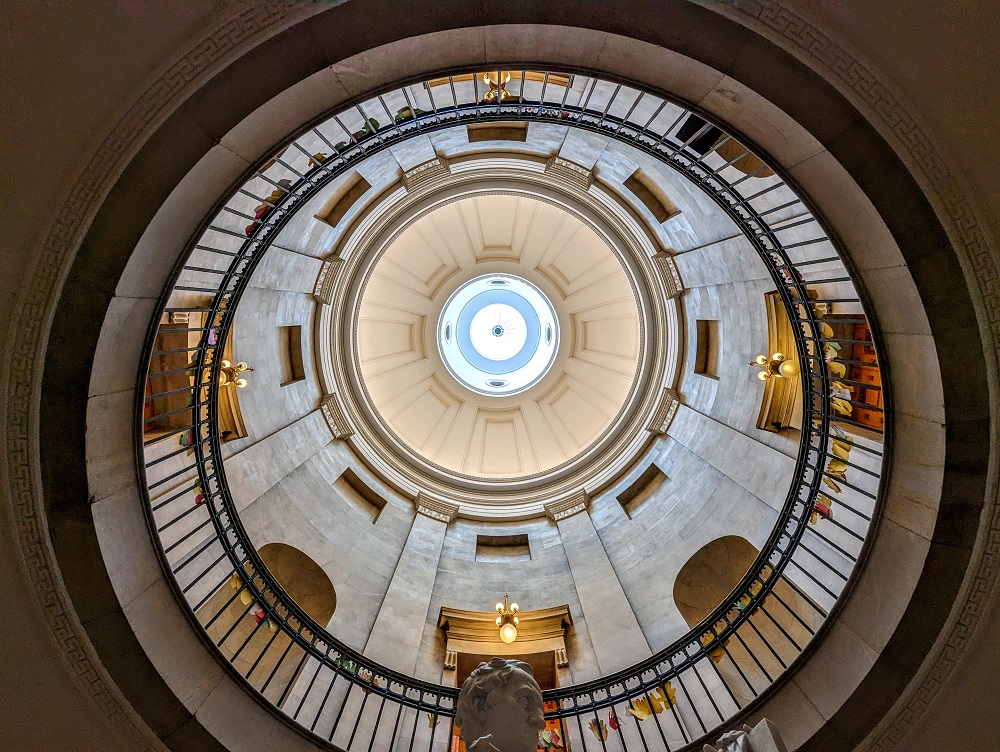 Dome inside the North Carolina State Capitol building