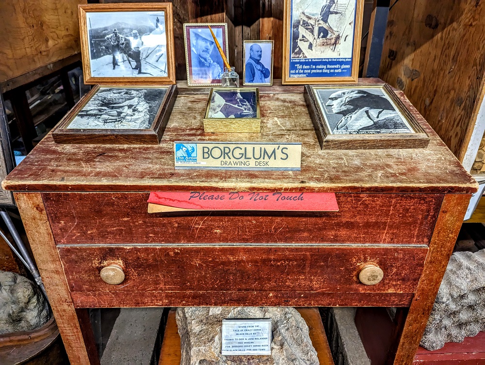 1880 Town South Dakota - Gutzon Borglum's drawing desk