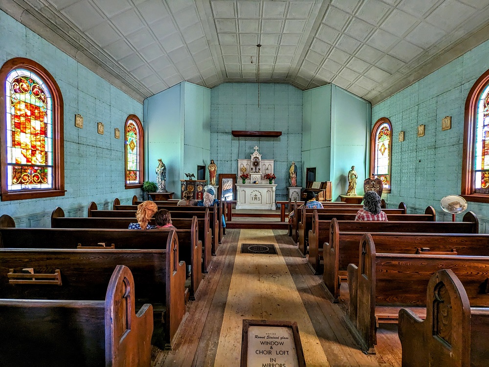 1880 Town South Dakota - Inside St Stephen's Church