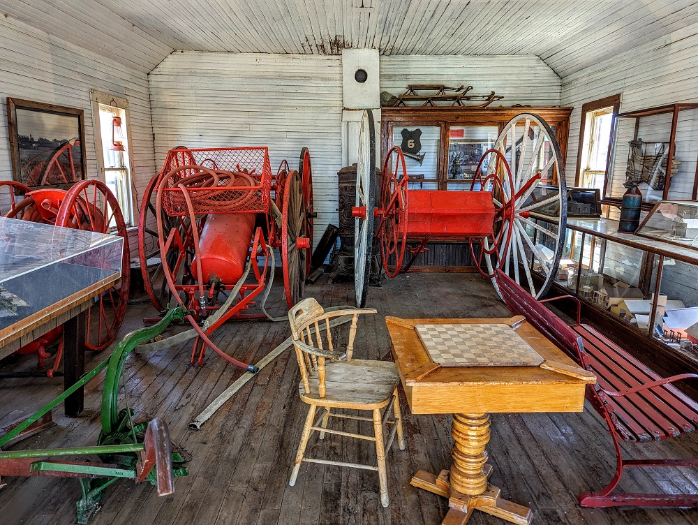 1880 Town South Dakota - Inside the fire house